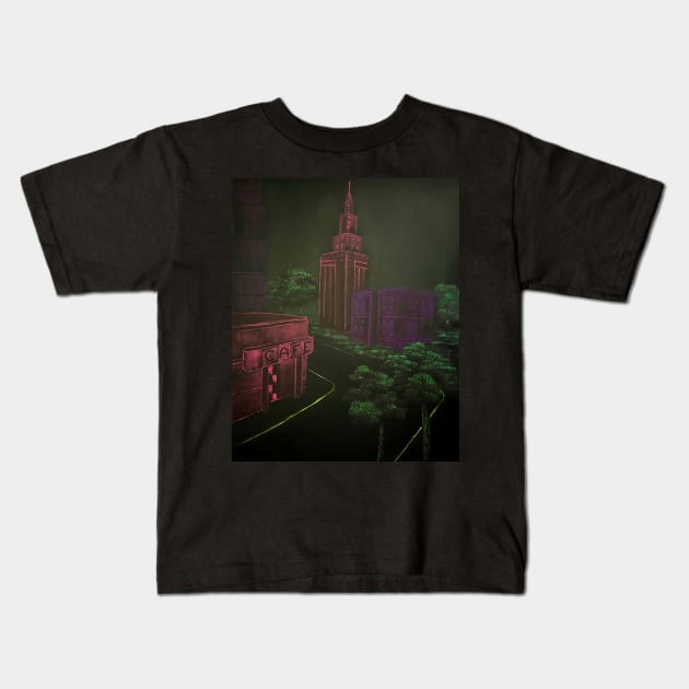 Earthbound Moonside Kids T-Shirt by J&S mason